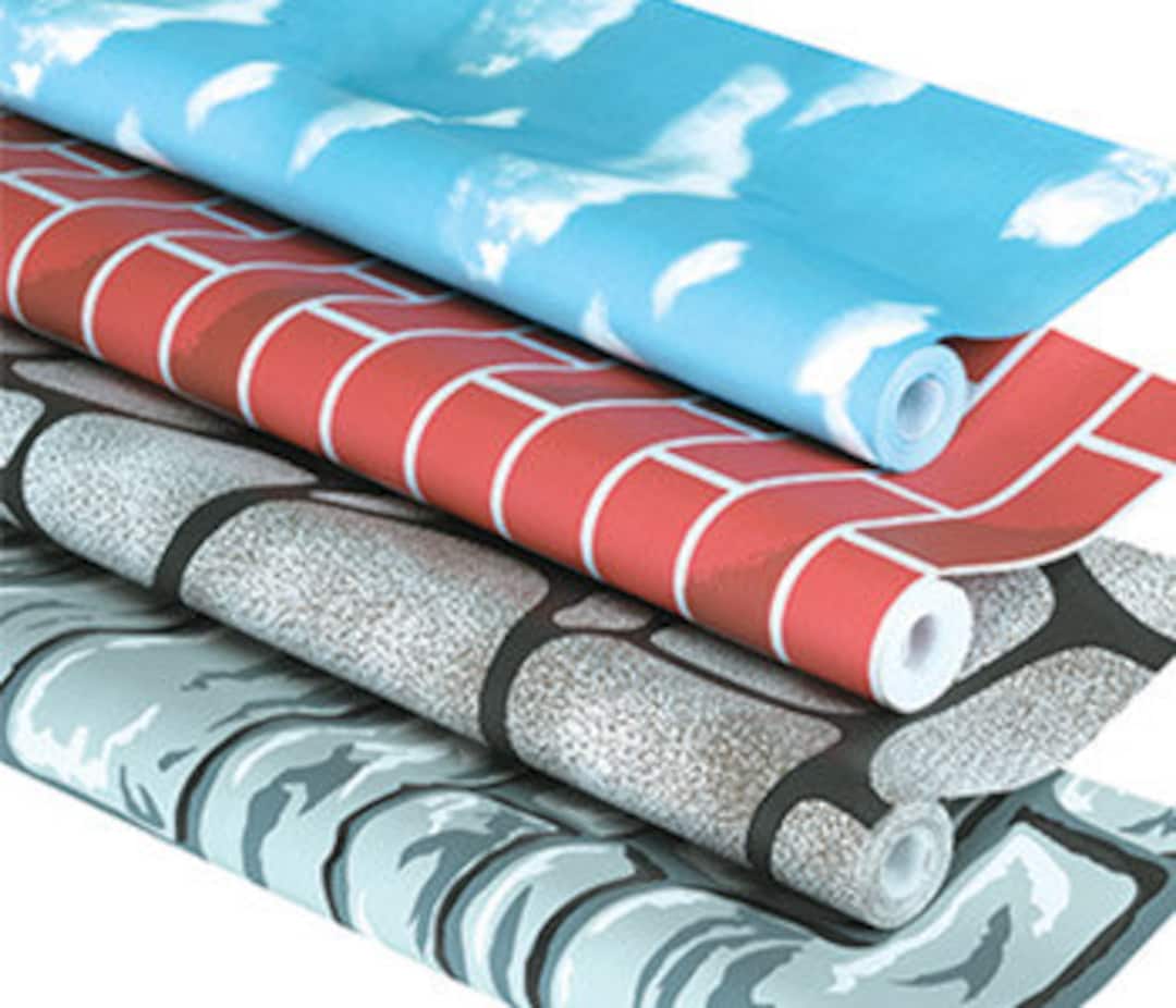 Patterned Paper Rolls for Backgrounds and Bulletin Boards, Cloud Paper