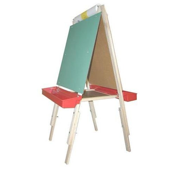 Adjustable Childrens Art Easel, Kids Easel, Wooden Easel, Chalkboard Easel, Marker Board Easel