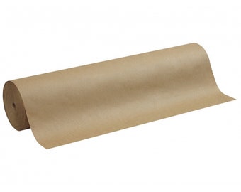 Natural Recycled Kraft Paper Roll, Butcher Paper, Lightweight, 36" x 1000 Feet