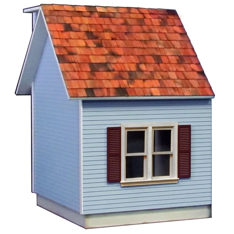 Colonial Dollhouse Addition Kit with Double Colonial Window Dollhouse Addition Kit