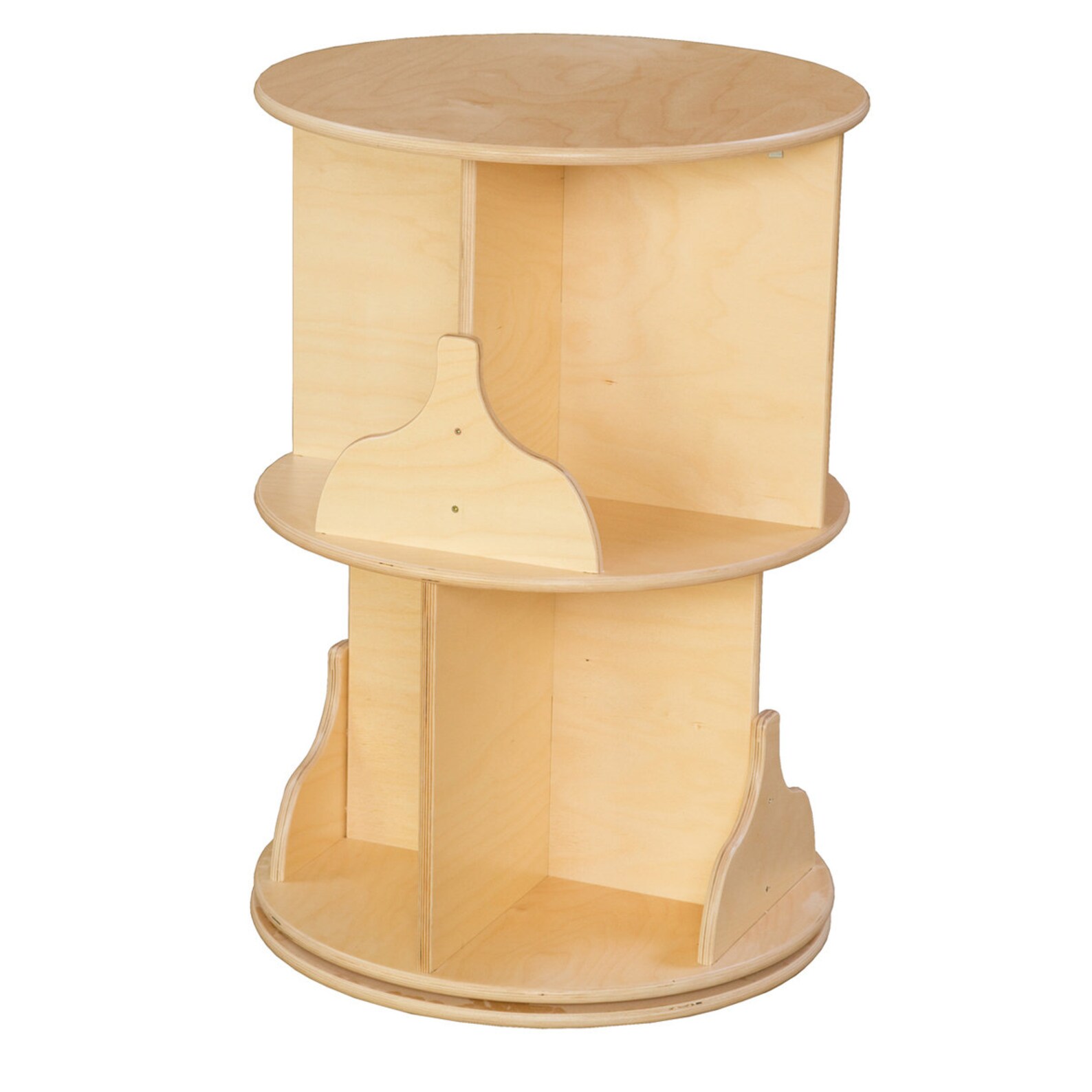 Round Bookshelf Rotating Bookshelf for Kids Etsy