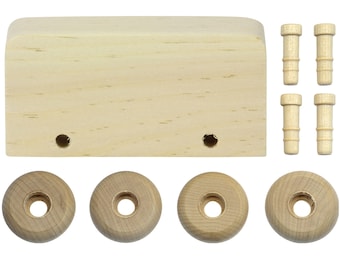 Kids Craft Kit, Wooden Toy Bus DIY Craft Kit, Ready to Build and Decorate - Fun Party Favor in Sets of 4 or More