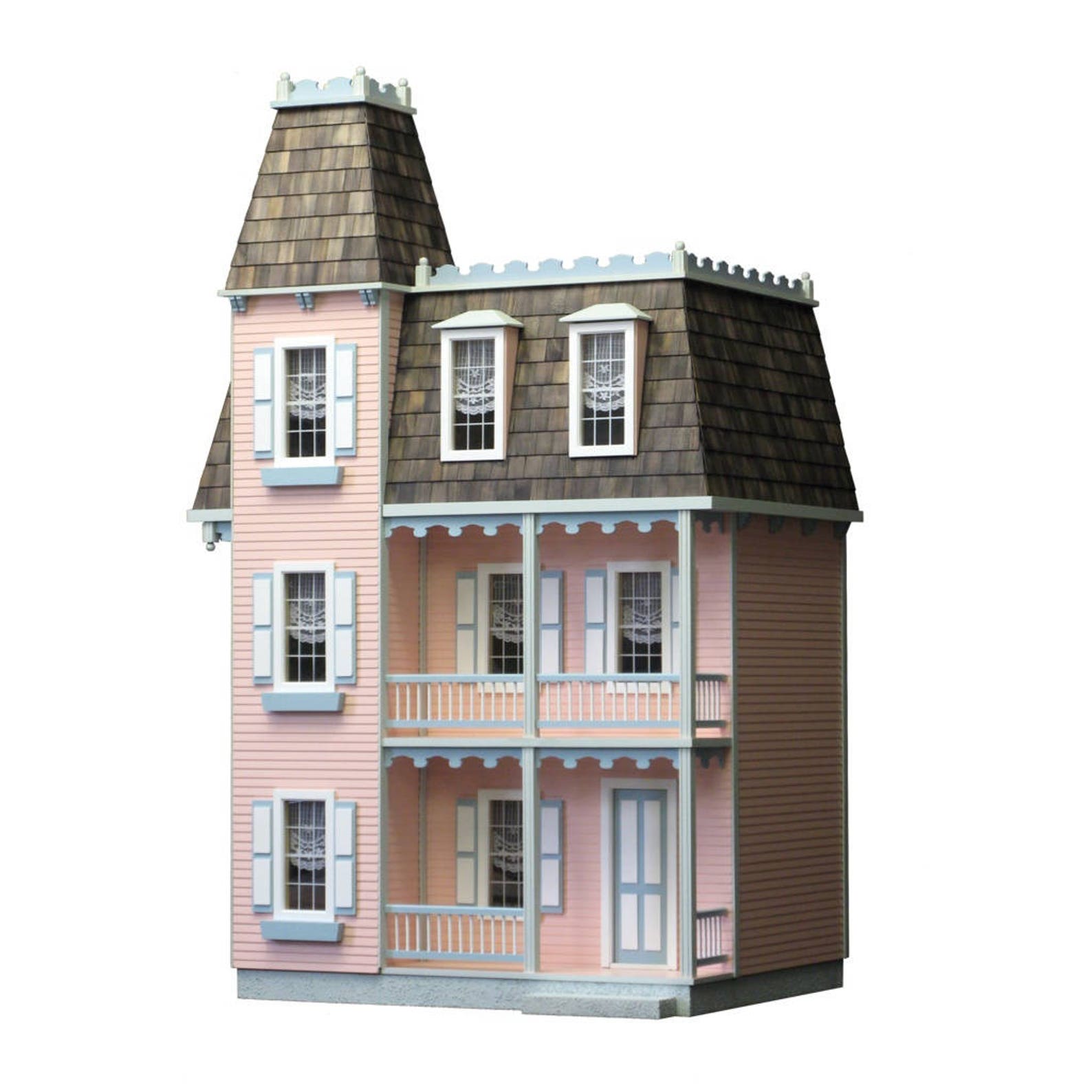 Dollhouse Kit DIY Dollhouse Victorian Alison Jr. Unfinished Etsy