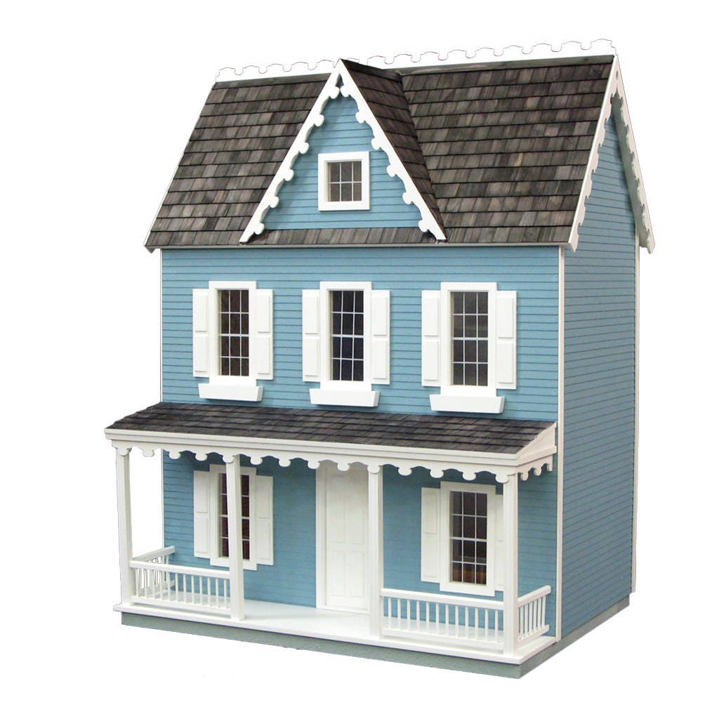 Dollhouse Kit Vermont Farmhouse Jr. Unfinished Dollhouse Kit -  Portugal