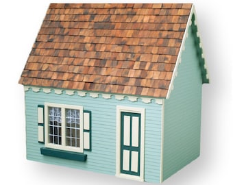 Dollhouse Kit - Unfinished Cape Cottage Jr. Dollhouse perfect for Beginners
