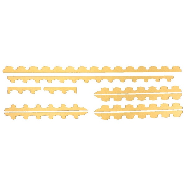 Exterior Gingerbread Trim Set for the Vermont Farmhouse Jr. Dollhouse Kit, 10 Trim Pieces