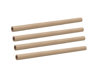 Natural Recycled Kraft Paper Rolls, Four Heavyweight Rolls, 48" x 25 Feet Each