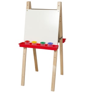 Ealing Kids Easel with Paper Roll Double-Sided Whiteboard