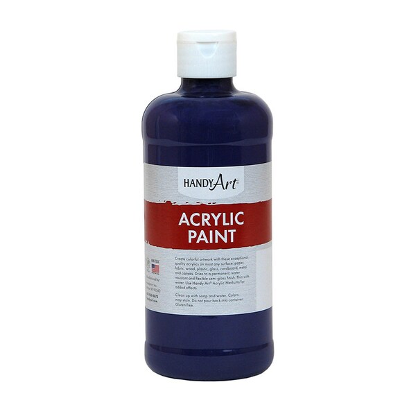 Acrylic Paint, Violet, 16 oz, Certified Non Toxic Acrylic Art Paint