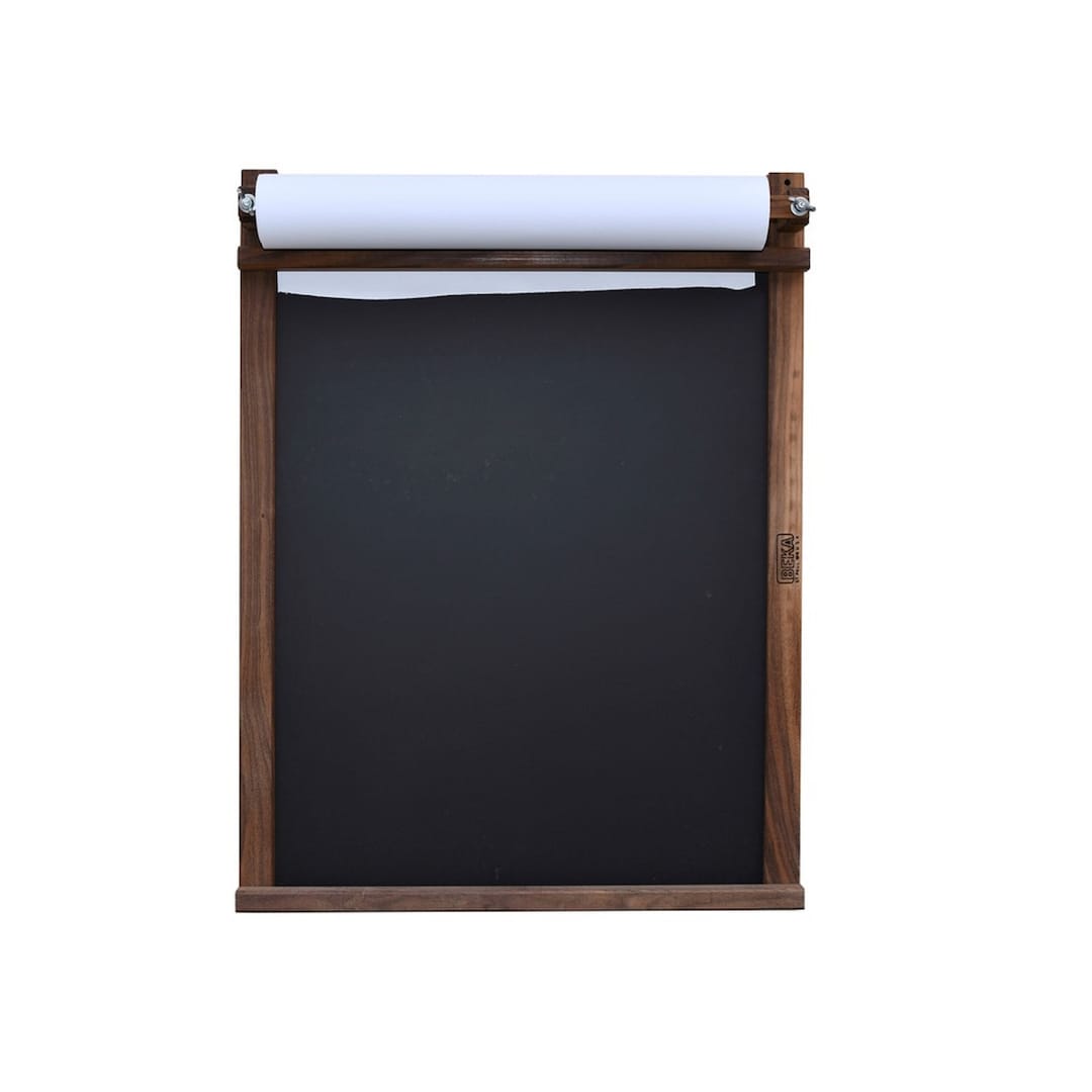 Easel Picture Frame Chalkboard Art Easel With Walnut Frame Etsy
