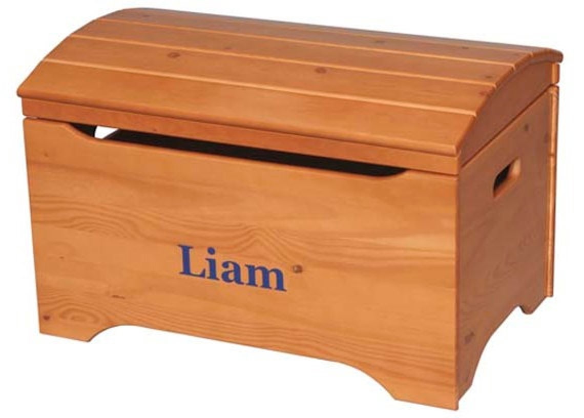 Treasure Chest Toy Box Wooden Toy Chest Unfinished Wood Toy Etsy