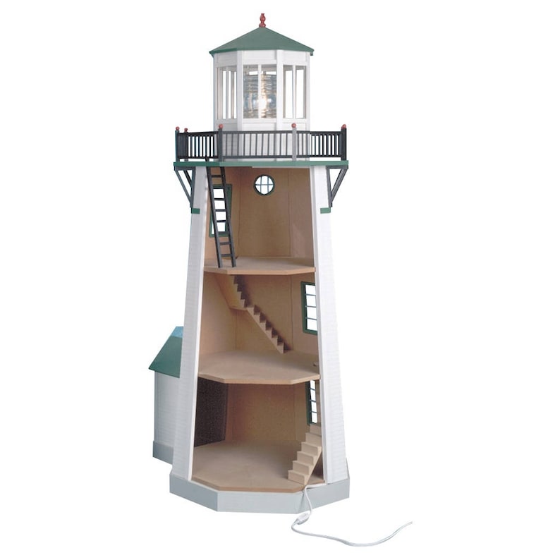 New England Lighthouse Kit, Lighthouse Decor, Wooden Lighthouse - Etsy