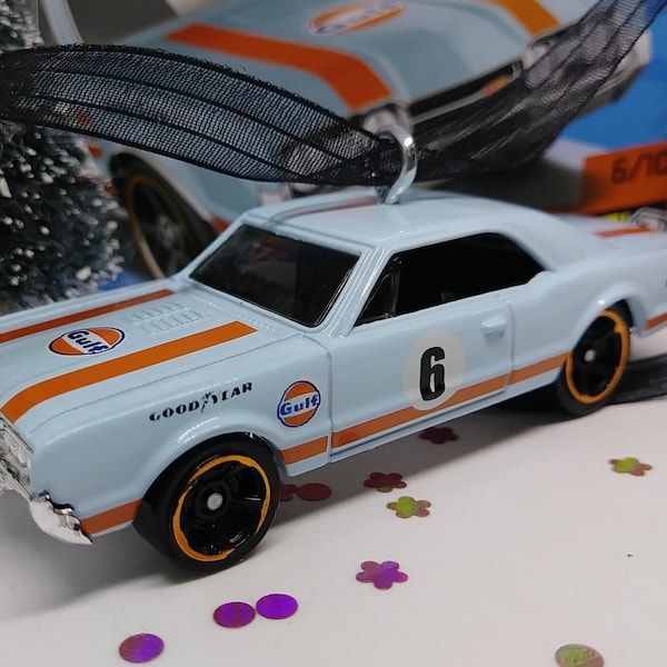 Hot Wheels 1967 Oldsmobile 442 Muscle Car Ornament, Gift for Him
