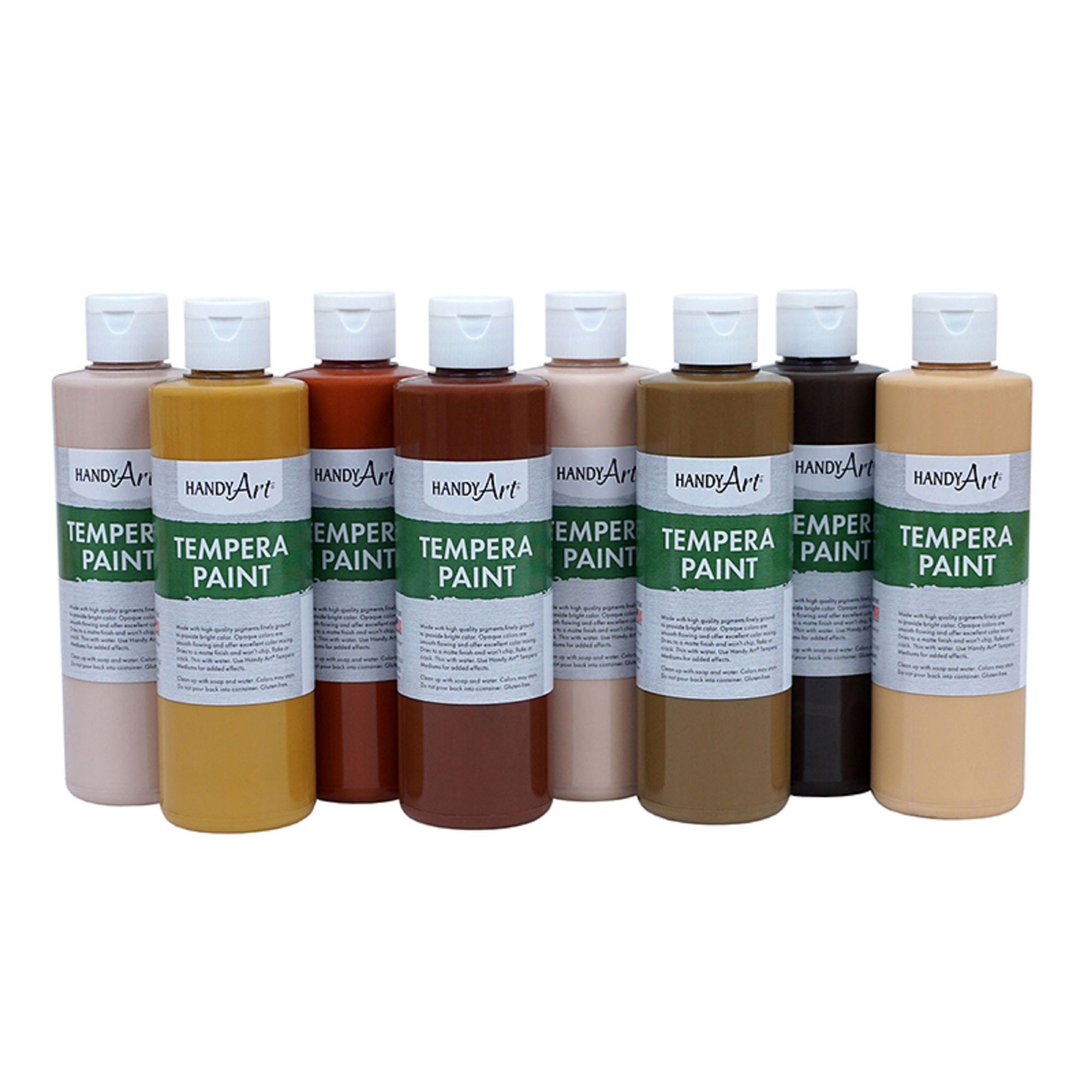 Milo Tempera Paint Set of 8 Colors | 16 oz Bottles | Made in The USA