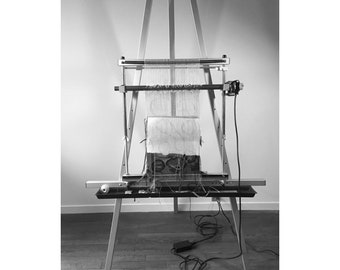 Loom Stand for Mirrix Tapestry and Bead Looms For Use Sitting or Standing, Tripod Loom Stand