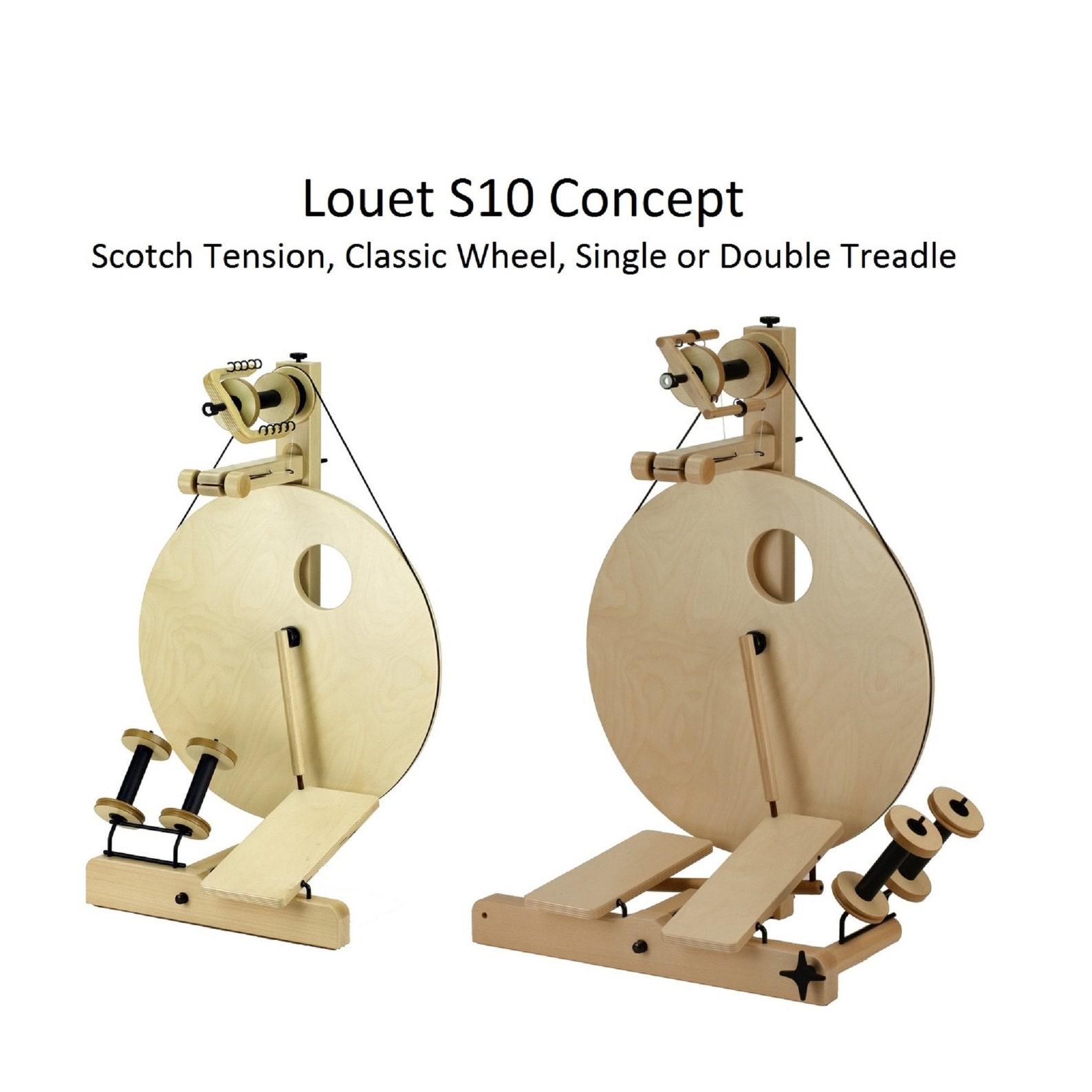 Louet S10 Concept Classic Spinning Wheel W/ Scotch Tension Etsy