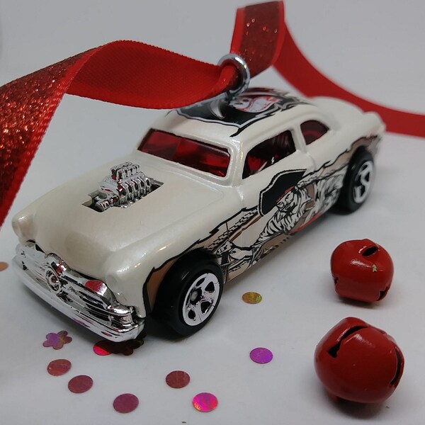 Hot Wheels Ford Shoebox Pirate Ornament, Car Ornament, Christmas Ornament, Pirate Party Gift, Pirate Decor