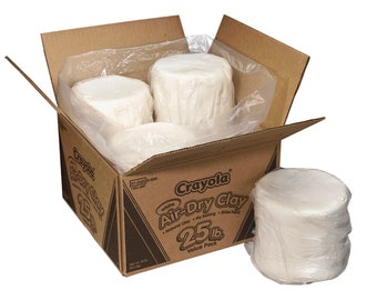 Modeling Clay, Crayola Air Dry Clay 25 lbs White
