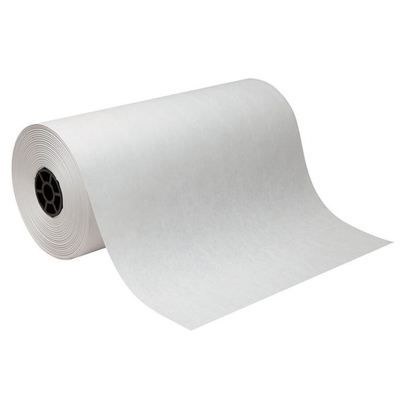 Paper Roll, Lightweight White Kraft Paper Roll, 18 X 1000 Feet 