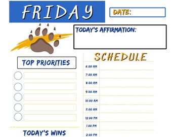 Planificador digital anual con temática de fútbol universitario