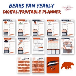 Pianificatore annuale per i fan dei Chicago Bears