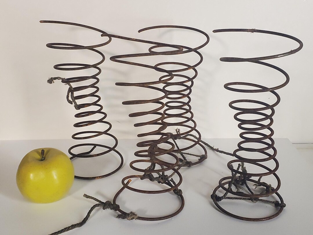 Large Antique Bed Spring, Rusty Metal Wire Coil (9 Inch) - Etsy