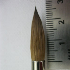 Artist Quality Watercolor Red Sable Brush #10 Made in Germany
