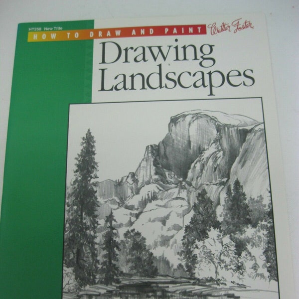 New Walter Foster how to Draw and Paint-- Drawing Landscapes #258  By William F. Powell