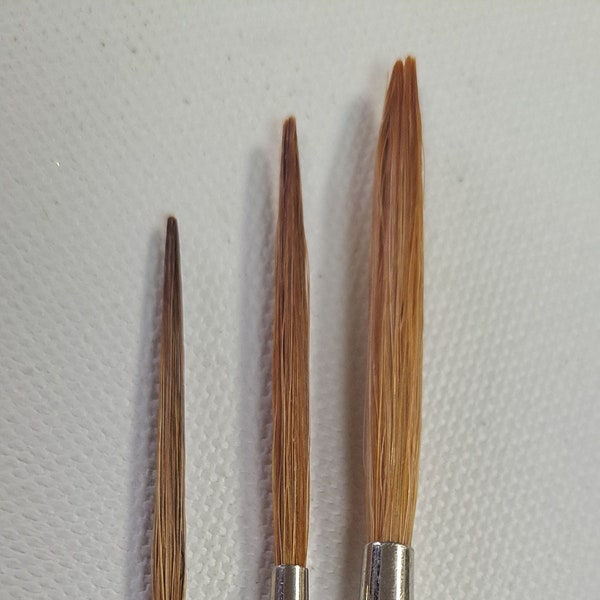 Signwriter Liner Brush, extra long hair, chisel edged Sabeline 3 sizes  or Set to Choose from