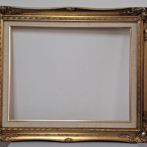 Ornate Gold leaf Picture frame  14x18&#39;&#39;