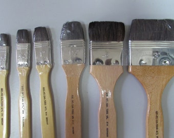 Artist High Quality Varnish Mottler Brush 6-SIZES to Choose from