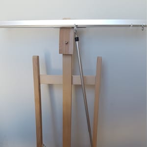 Künstler Handstütze (Mahl Stick) mit verstellbarer Tischplatte Staffelei Sonderkauf