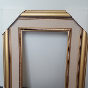 Gold Picture Wooden Frame  9x12'' inches with Gold liner