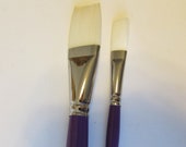 Artist Quality Synthetic White Sable One Stroke Watercolor Brushes 2 sizes to choose 1 2 39 39 1 39 39 or Set