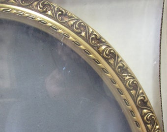 Vintage Gold Leaf Hand Finish Gallery Oval Picture Frame 11x14 Moulding  1 1/2 &quot; Wide Brand New
