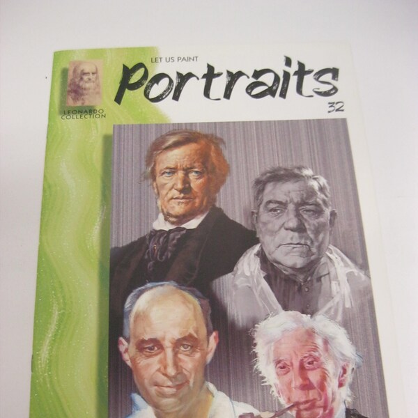 Neues Leonardo Collection Kunstbuch Let Us Paint Portraits #32 -Learn to Draw and Paint by Vinciana