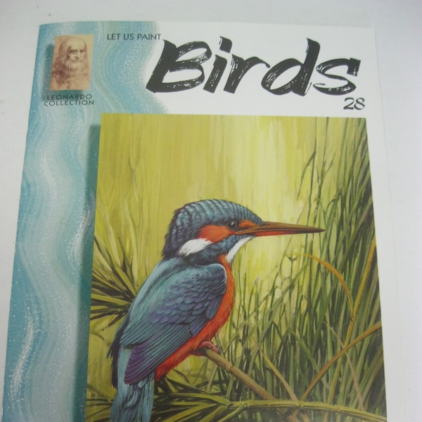 Neues Leonardo Collection Kunstbuch Let Us Paint Birds #28 -Learn to Draw and Paint von Vinciana