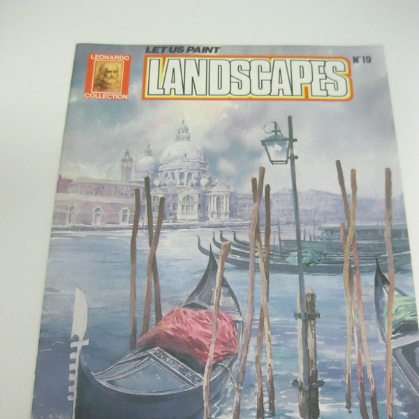 Neues Leonardo Collection Kunstbuch Lass uns Landschaften malen #19 -Lerne zu zeichnen und zu malen von Vinciana