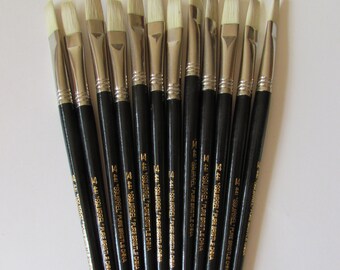 Artist Brushes Pure Bristle voor olie en acryl # 14
