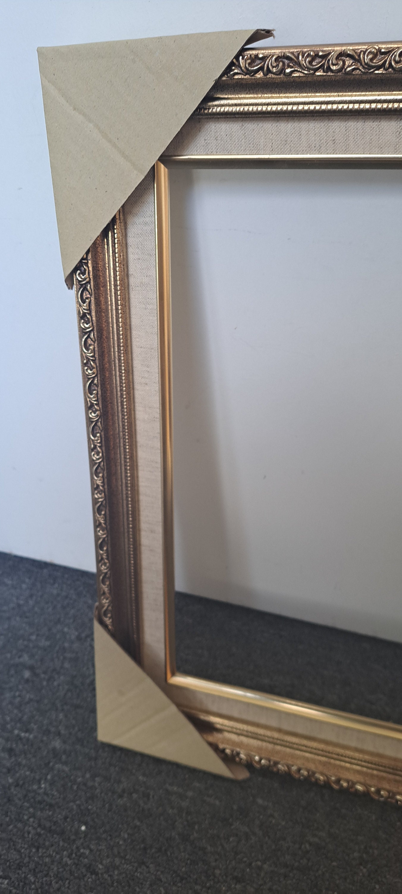 Ornate Picture Frame Gold Leaf - 11x14 With Linen Liner Model 156 - Etsy