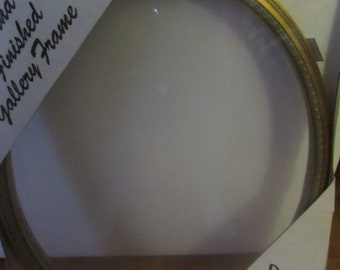 Vintage Gold Leaf Hand Finish Gallery Oval Picture Frame 16x20  Brand New model 450