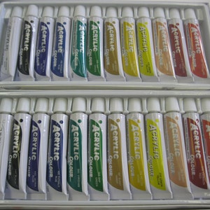 Buy MAILIER Professional Acrylic Paint Set 12ml Tubes Ideal for