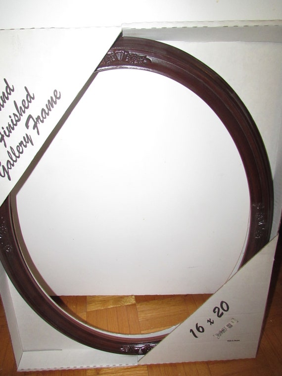 Vintage 11x14'' Brown Gallery Oval Picture Frame  Brand New #452