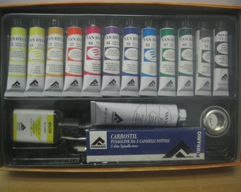 Ferrario Van Dyck Oil Color Paint Set Artist Quality ( Nice GIFT) ----(Made in Italy)