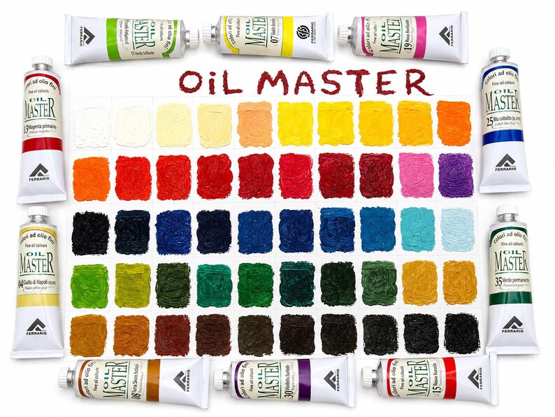 Artist Oil Paint 60ml Ferrario Oil Master Premium Italian Paint Choose Colour image 5