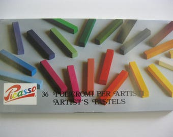 Picasso Artist Pastel set of 36pcs  Full Stick intense colours (Made in Italy)