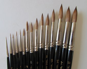 Artist Quality WaterColour Brush pointed round Please Choose your size Made in Germany