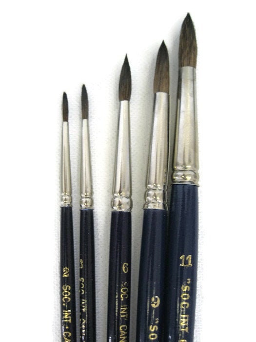 Raphael Series 8408 Kolinsky Sable Brushes Range 