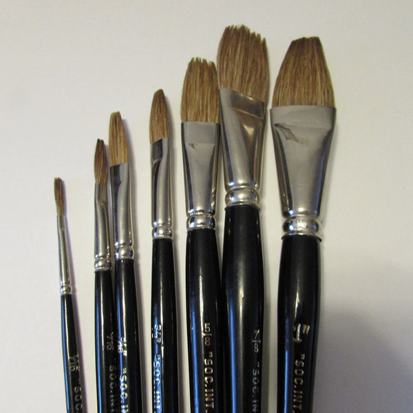 Signwriter Lettering Brush One-Stroke  8 sizes or Set ---Made in Germany