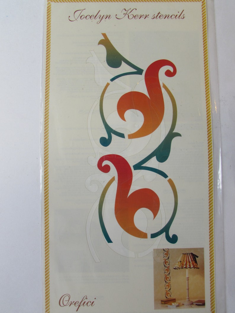 Jocelyn Kerr Stencil /'/' Orefici --20x39cm Made in Italy